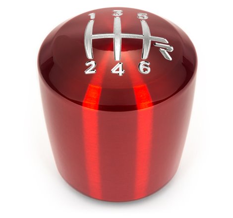 Raceseng Ashiko Shift Knob (Gate 3 Engraving) M10x1.5mm Adapter - Red Translucent