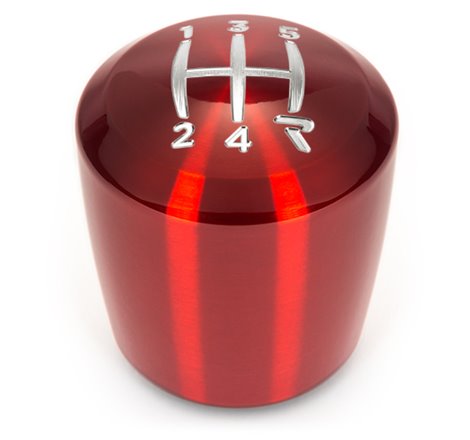 Raceseng Ashiko Shift Knob (Gate 4 Engraving) Mini R50 / R52 / R53 Adapter - Red Translucent