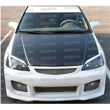 Seibon 01-03 Honda Civic OEM Carbon Fiber Bonnet