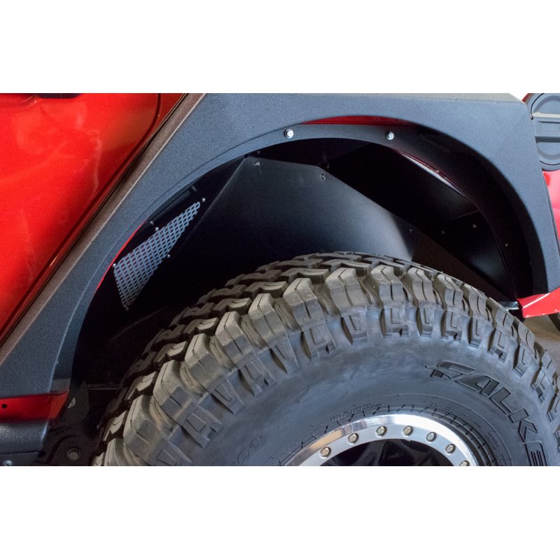 DV8 Offroad 2018+ Jeep Wrangler JL Rear Inner Fenders - Black