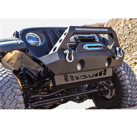 DV8 Offroad 2018+ Jeep Wrangler JL Front Sway Bar Skid Plate / Sway Bar Disconnect