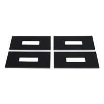 Curt 5th Wheel Rail Sound Dampening Pads (Packaged)
