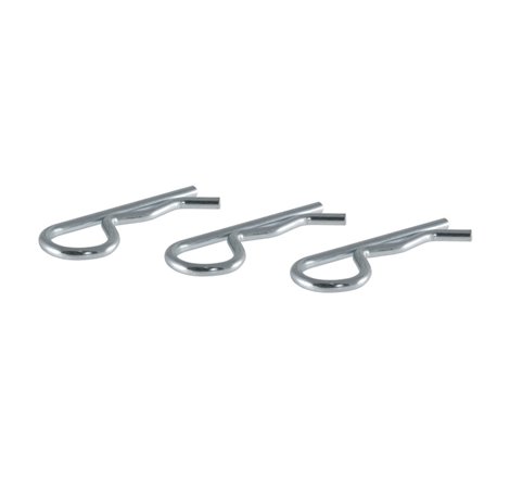 Curt Hitch Clips (Fits 1/2in or 5/8in Pin Zinc 3-Pack)