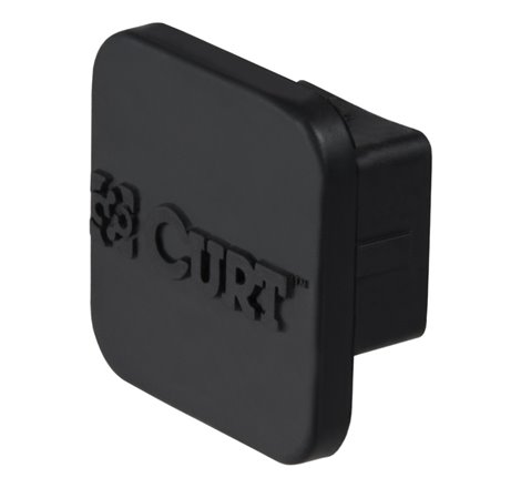 Curt 1-1/4in Rubber Hitch Tube Cover (Packaged)