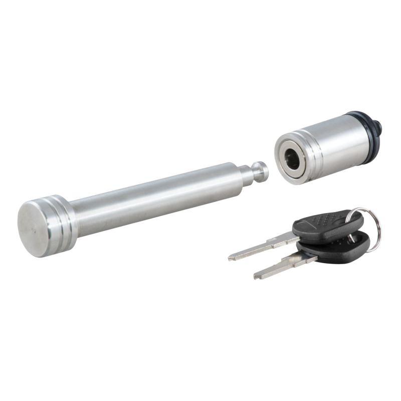 Curt 5/8in Hitch Lock (2in or 2-1/2in Receiver Barbell Stainless)