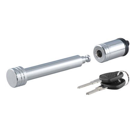Curt 5/8in Hitch Lock (2in or 2-1/2in Receiver Barbell Chrome)
