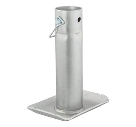 Curt Pin-On Jack Foot (Fits 2in Tube 2000lbs 8-1/2in Height)
