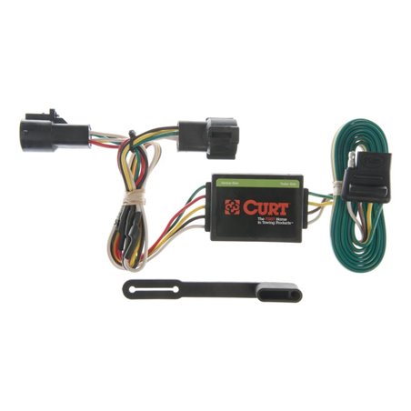Curt 93-99 Mazda B2500 Custom Wiring Harness (4-Way Flat Output)