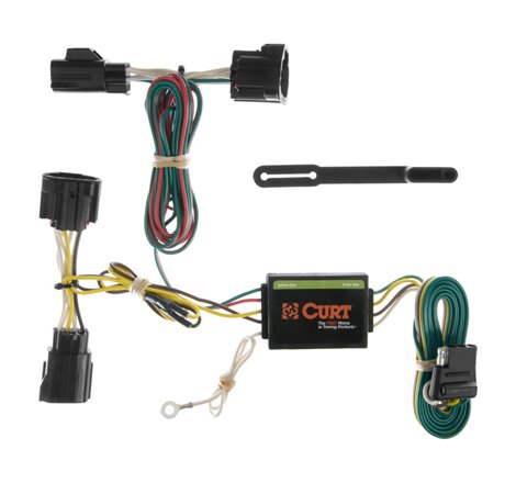 Curt 06-10 Jeep Commander Custom Wiring Harness (4-Way Flat Output)