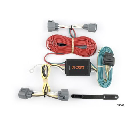 Curt 06-14 Honda Ridgeline Custom Wiring Harness (4-Way Flat Output)