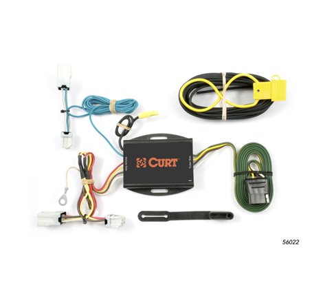 Curt 08-13 Nissan Altima Custom Wiring Harness (4-Way Flat Output)
