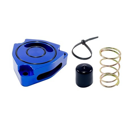 Torque Solution Blow Off BOV Sound Plate (Blue) 11+ Hyundai Veloster Turbo