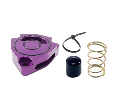 Torque Solution Blow Off BOV Sound Plate (Purple) 14+ Kia Forte Koup Turbo