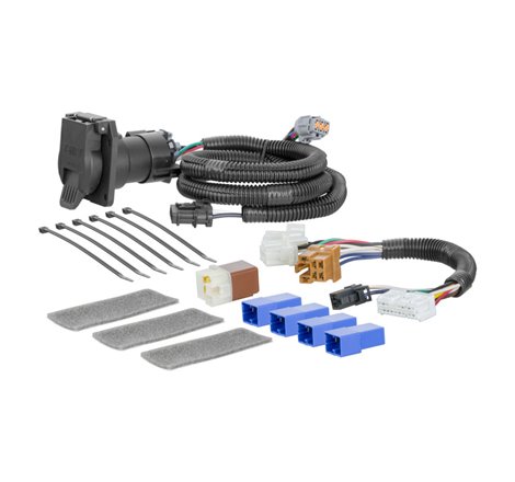Curt 18-19 Nissan Pathfinder Custom Wiring Connector (7-Way RV Blade Output)