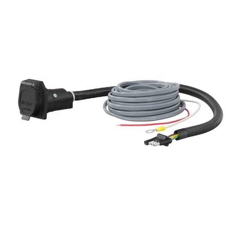 Curt 4-Way Flat Electrical Adapter w/Brake Controller Wiring