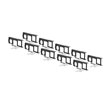 Curt Easy-Mount Brackets for 4 or 5-Flat & 6 or 7-Round (2in Receiver 10-Pack)