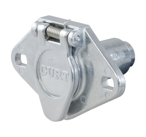 Curt 4-Way Round Connector Socket (Vehicle Side)