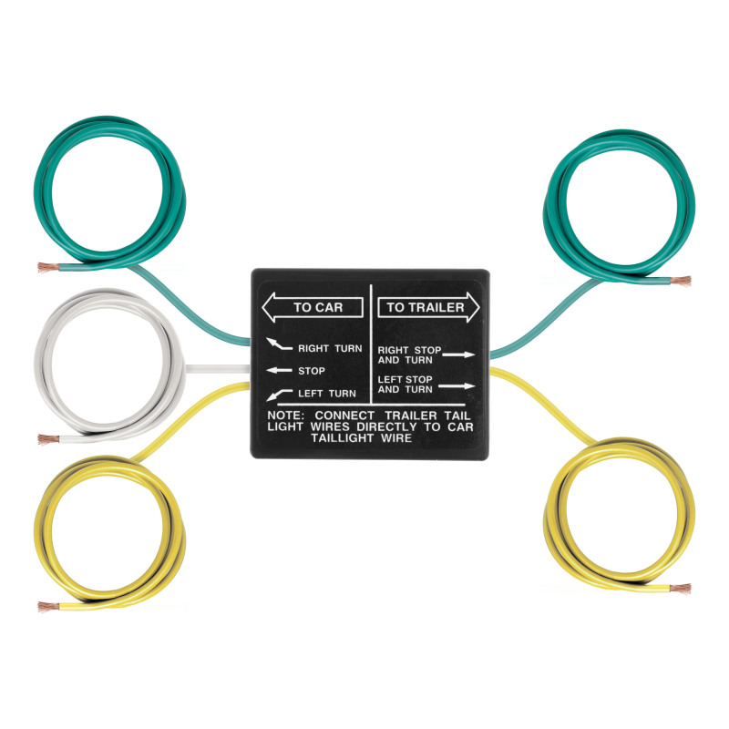 Curt Non-Powered 3-to-2-Wire Taillight Converter (Bulk)