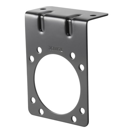 Curt Connector Mounting Bracket for 7-Way RV Blade (Black)