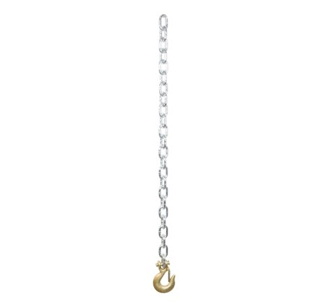 Curt 35in Safety Chain w/1 Clevis Hook (11700lbs Clear Zinc)
