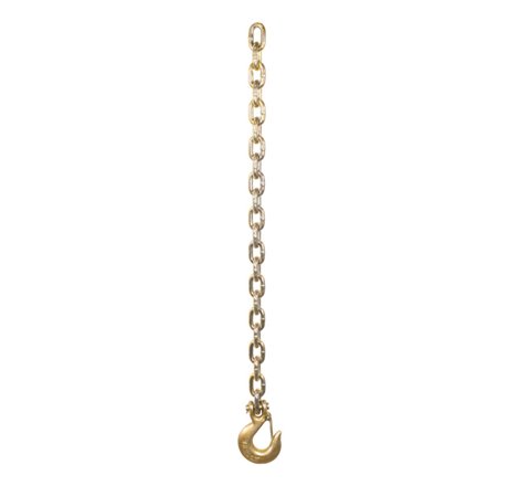 Curt 35in Safety Chain w/1 Clevis Hook (24000lbs Yellow Zinc)
