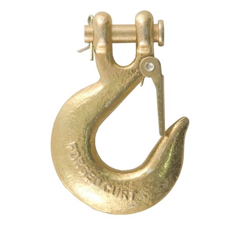 Curt 3/8in Safety Latch Clevis Hook (24000lbs)