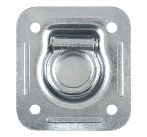 Curt 1-1/2in x 1-1/2in Recessed Tie-Down Ring (5000lbs Clear Zinc)