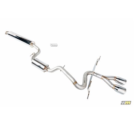 mountune 13-18 Ford Focus ST High Flow Stainless Steel Cat-Back Exhaust