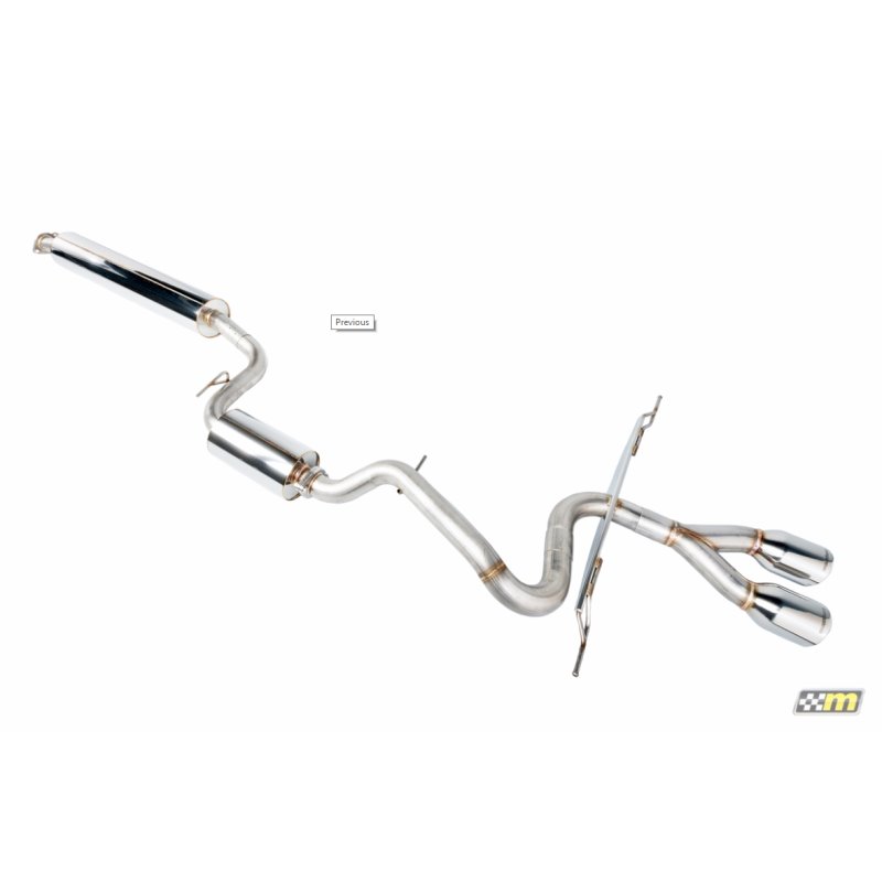 mountune 13-18 Ford Focus ST High Flow Stainless Steel Cat-Back Exhaust