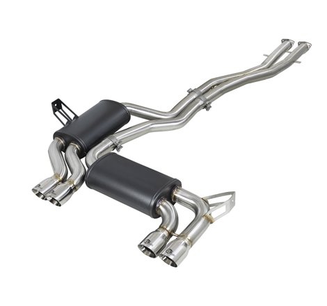 aFe MACH Force-Xp 2.5in 304 SS Cat-Back Exhaust w/ Polished Tips 01-06 BMW M3