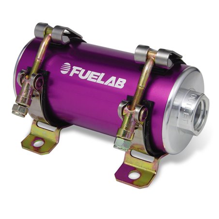 Fuelab Prodigy High Flow Carb In-Line Fuel Pump - 1800 HP - Purple