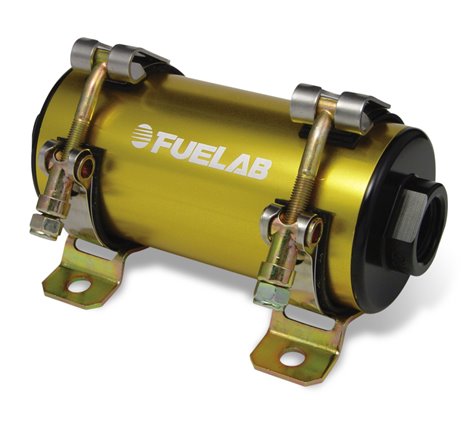 Fuelab Prodigy High Flow Carb In-Line Fuel Pump - 1800 HP - Gold