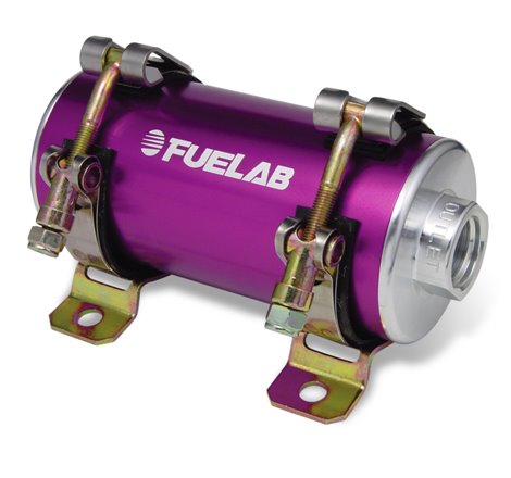 Fuelab Prodigy High Flow Carb In-Line Fuel Pump w/External Bypass - 1800 HP - Purple