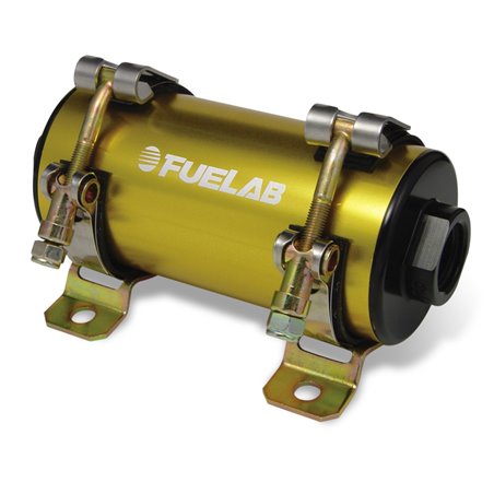 Fuelab Prodigy High Flow Carb In-Line Fuel Pump w/External Bypass - 1800 HP - Gold