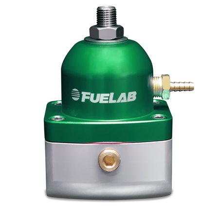 Fuelab 515 EFI Adjustable FPR 25-90 PSI (2) -10AN In (1) -6AN Return - Green