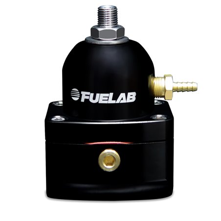 Fuelab 515 TBI Adjustable FPR 10-25 PSI (2) -10AN In (1) -6AN Return - Black