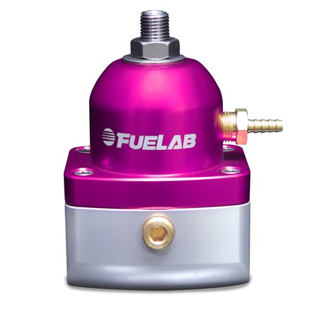 Fuelab 515 EFI Adjustable FPR 90-125 PSI (2) -10AN In (1) -6AN Return - Purple