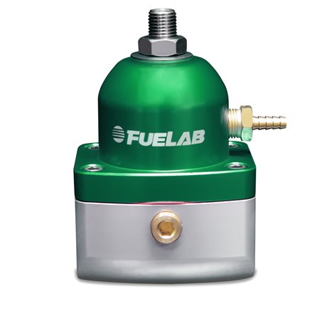 Fuelab 515 TBI Adjustable FPR 10-25 PSI (2) -10AN In (1) -6AN Return - Green