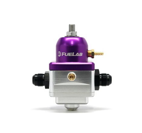 Fuelab 529 Electronic EFI Adjustable FPR (1) -8AN In (1) -8AN Return - Purple