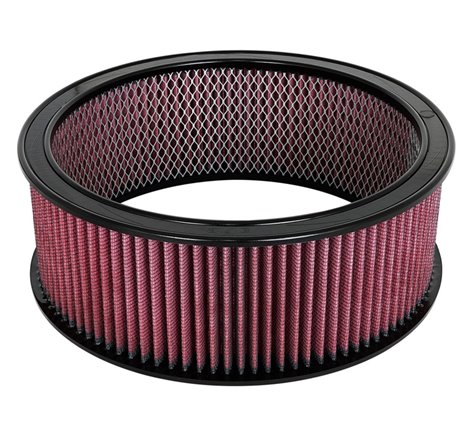 aFe MagnumFLOW Air Filters Round Racing P5R A/F RR P5R 14OD x 12ID x 5H E/M (Blk/Red)