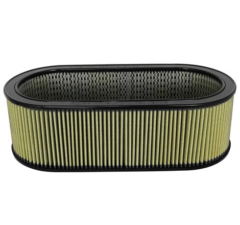 aFe MagnumFLOW Air Filters Round Racing PG7 A/F PG7 Oval Filter (18.13 x 7.25 x 6.0 w/EM)