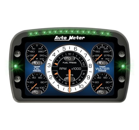 Autometer Racing Instrument Display Color LCD Including Shift and Alarm Lights Datalogging CD7