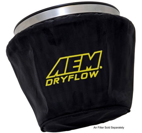AEM Air Filter Wrap Black 7.5in Length x 5in Width x 5in Height