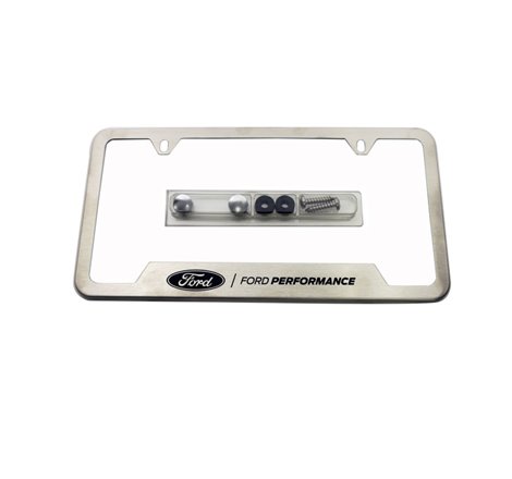 Ford Racing Stainless Steel Ford Performance License Plate Frame
