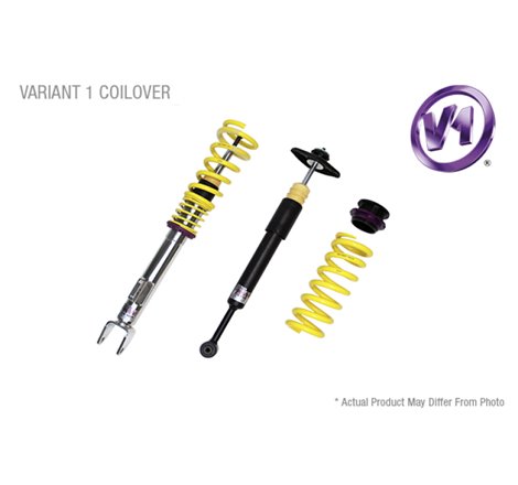KW Coilover Kit V1 Audi A3 Quattro (8P) all engines w/ electronic dampening control