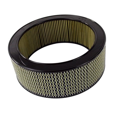 aFe MagnumFLOW Air Filters Round Racing PG7 A/F RR PG7 14OD x 11ID x 5H IN with E/M
