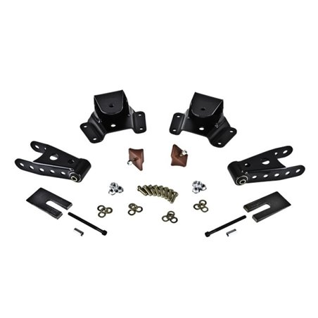Belltech SHACKLE AND HANGER KIT 75-91 GM C30 CrewCab/Dually 4inch