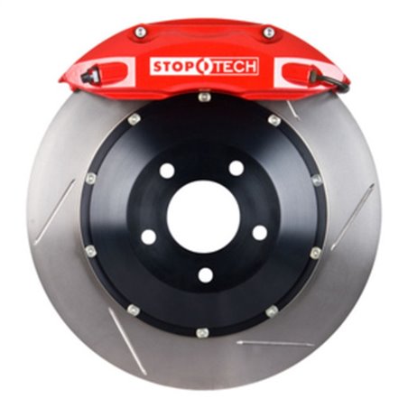 StopTech BBK 01-06 Audi All Road / 02-05 A4 / 00-04 A6 Front ST-40 Caliper355x32 Red Slotted Rotors