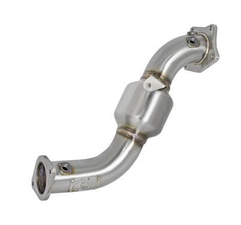 aFe Twisted Steel Down-Pipe Catted 13-16 Cadillac ATS L4-2.0L (t)
