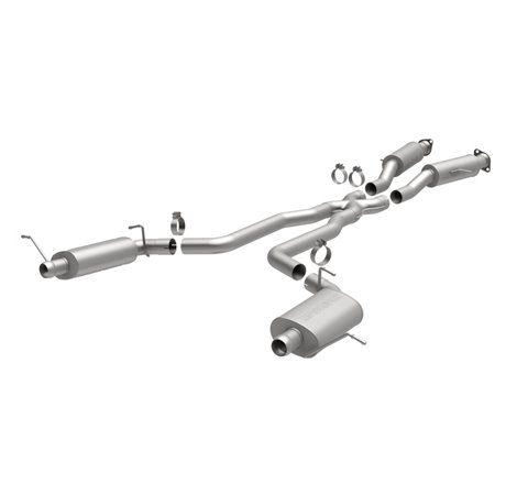 MagnaFlow 12 Jeep Grand Cherokee V8 6.4L Dual Split Rear Exit Stainless Cat Back Performance Exhaust